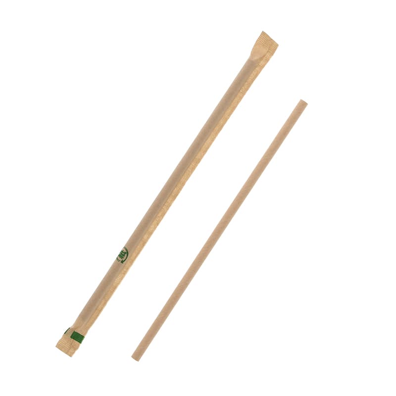 SWAN ペーパーストロー 単袋 未晒 200本