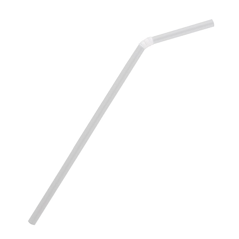 HEIKO フレキシブルストロー 6×21 裸 クリア 200本